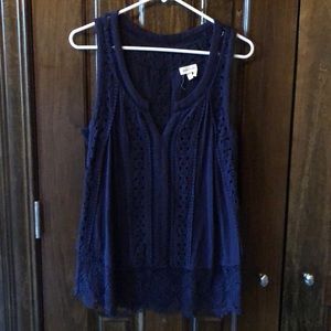 Navy Tank Top
